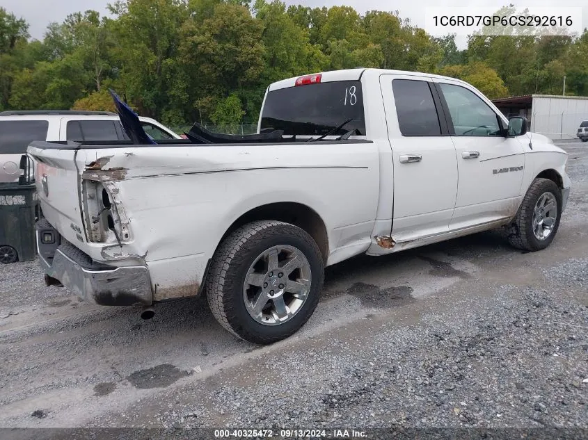 1C6RD7GP6CS292616 2012 Ram 1500 Slt