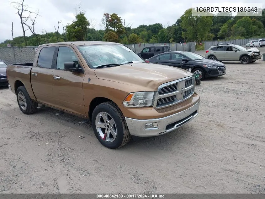 1C6RD7LT8CS186543 2012 Ram 1500 Slt