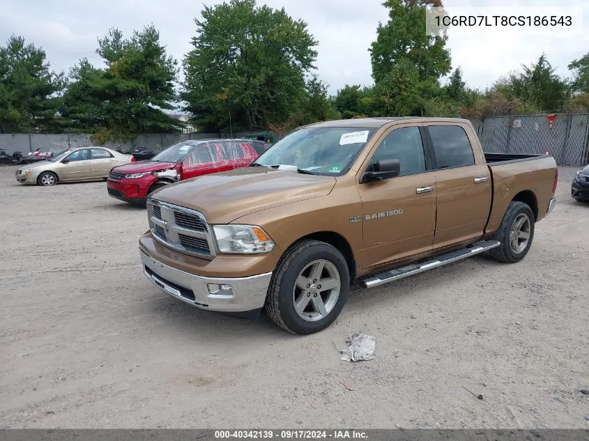 1C6RD7LT8CS186543 2012 Ram 1500 Slt