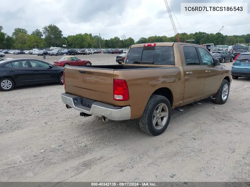 2012 Ram 1500 Slt VIN: 1C6RD7LT8CS186543 Lot: 40342139