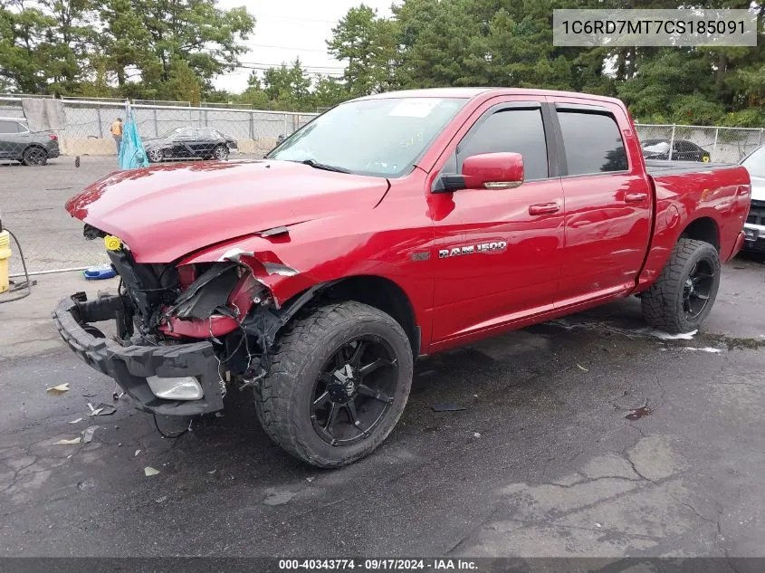 2012 Ram 1500 Sport VIN: 1C6RD7MT7CS185091 Lot: 40343774