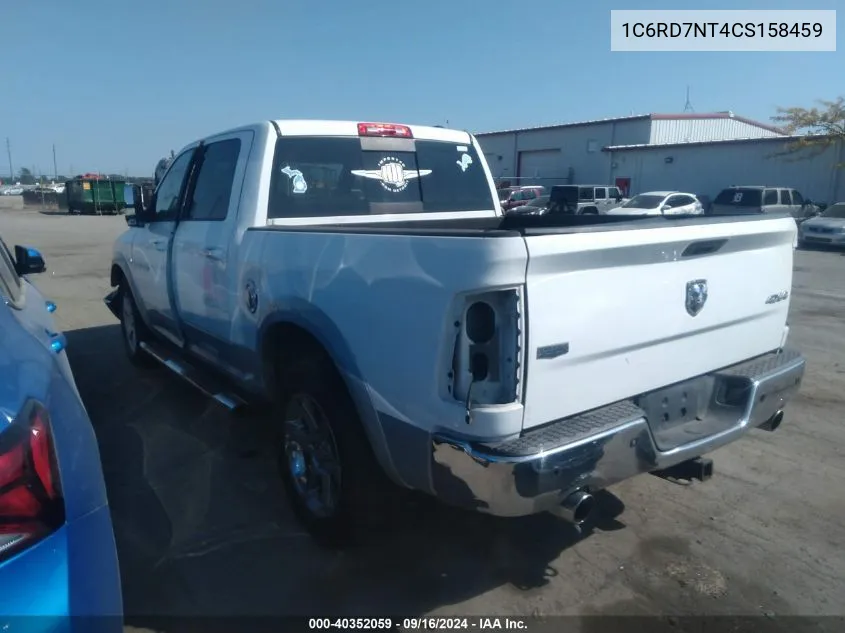 2012 Ram 1500 Laramie VIN: 1C6RD7NT4CS158459 Lot: 40352059