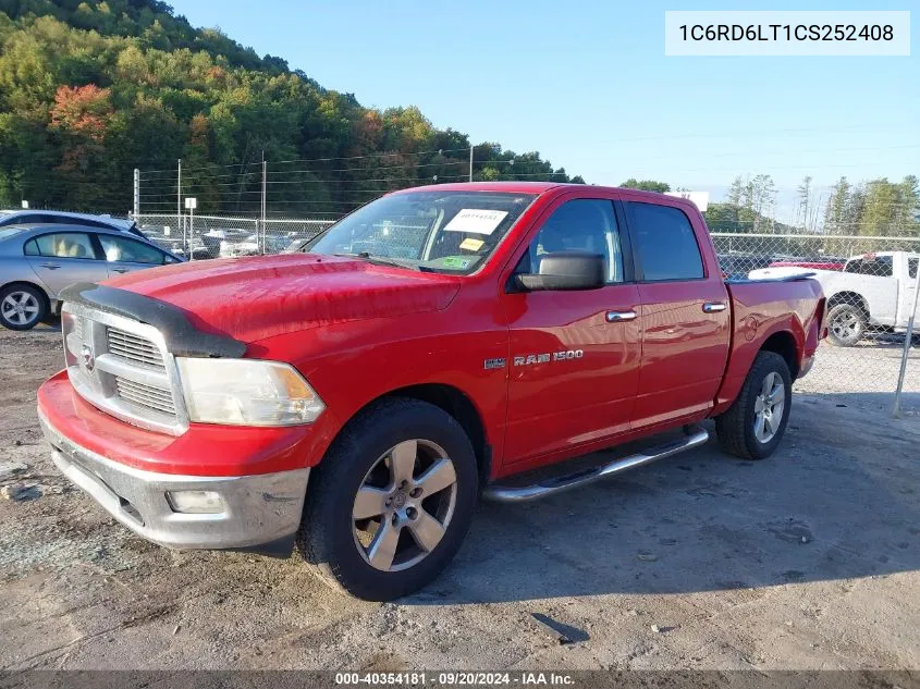 2012 Ram 1500 Slt VIN: 1C6RD6LT1CS252408 Lot: 40354181