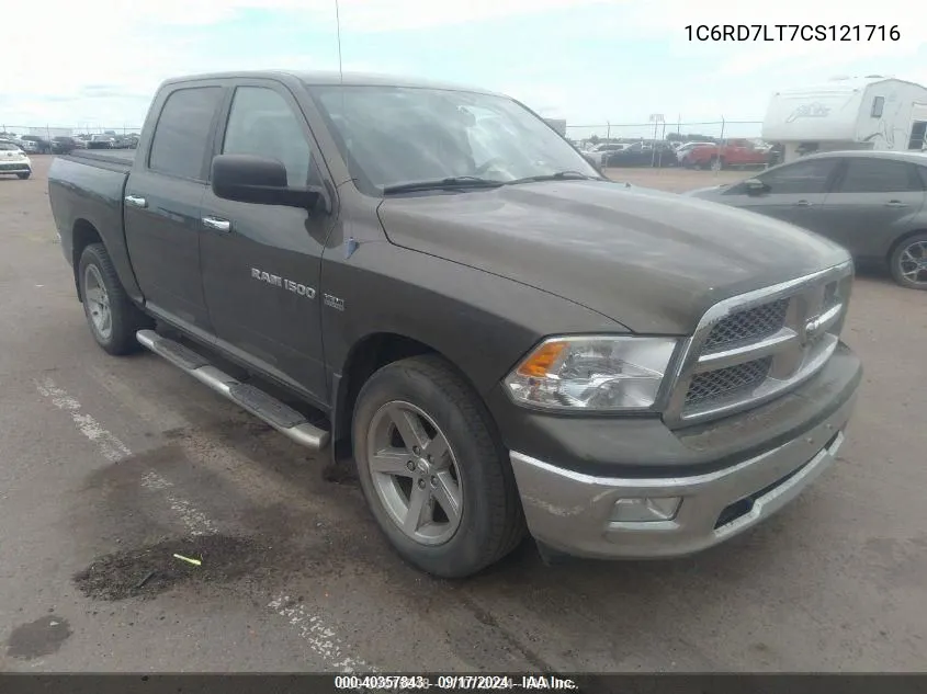 2012 Ram 1500 Slt VIN: 1C6RD7LT7CS121716 Lot: 40357843