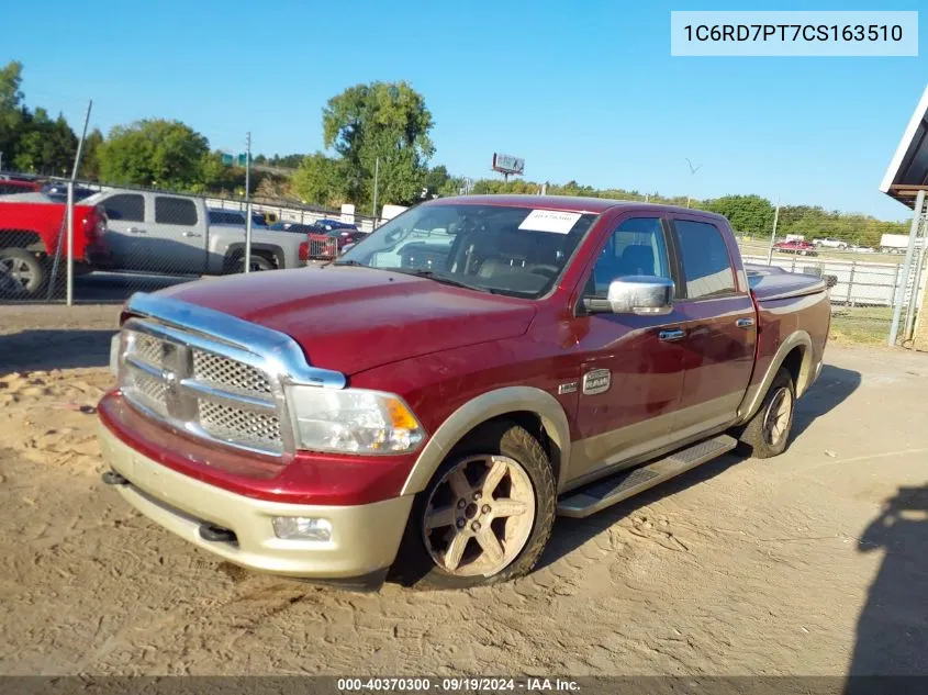 2012 Ram 1500 Laramie Longhorn/Limited Edition VIN: 1C6RD7PT7CS163510 Lot: 40370300