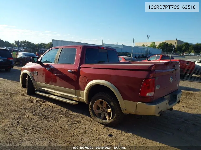 2012 Ram 1500 Laramie Longhorn/Limited Edition VIN: 1C6RD7PT7CS163510 Lot: 40370300