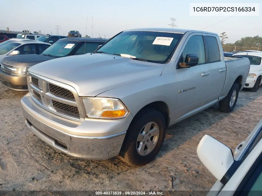 2012 Ram 1500 Slt VIN: 1C6RD7GP2CS166334 Lot: 40373539