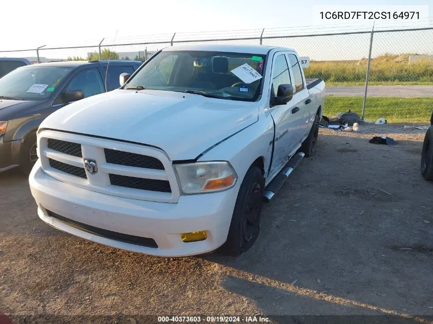 2012 Ram 1500 St VIN: 1C6RD7FT2CS164971 Lot: 40373603