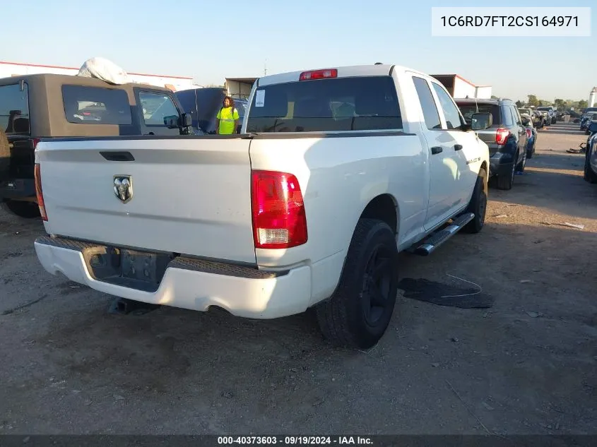 2012 Ram 1500 St VIN: 1C6RD7FT2CS164971 Lot: 40373603