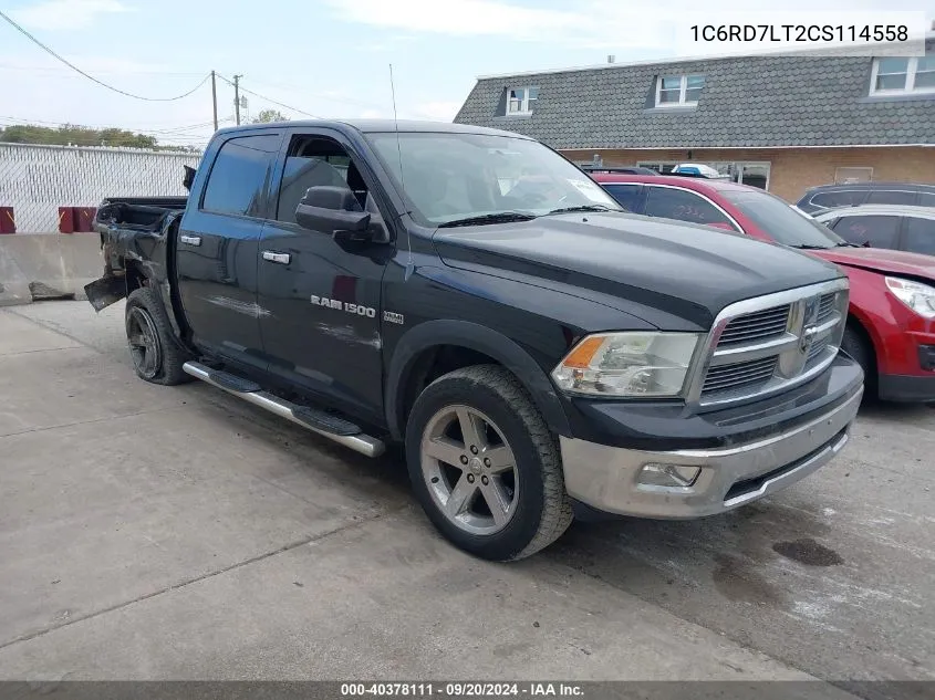 1C6RD7LT2CS114558 2012 Ram 1500 Slt