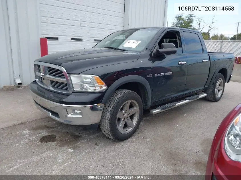 1C6RD7LT2CS114558 2012 Ram 1500 Slt