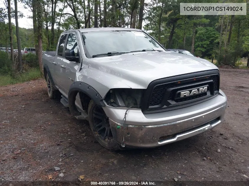 1C6RD7GP1CS149024 2012 Ram 1500 Slt