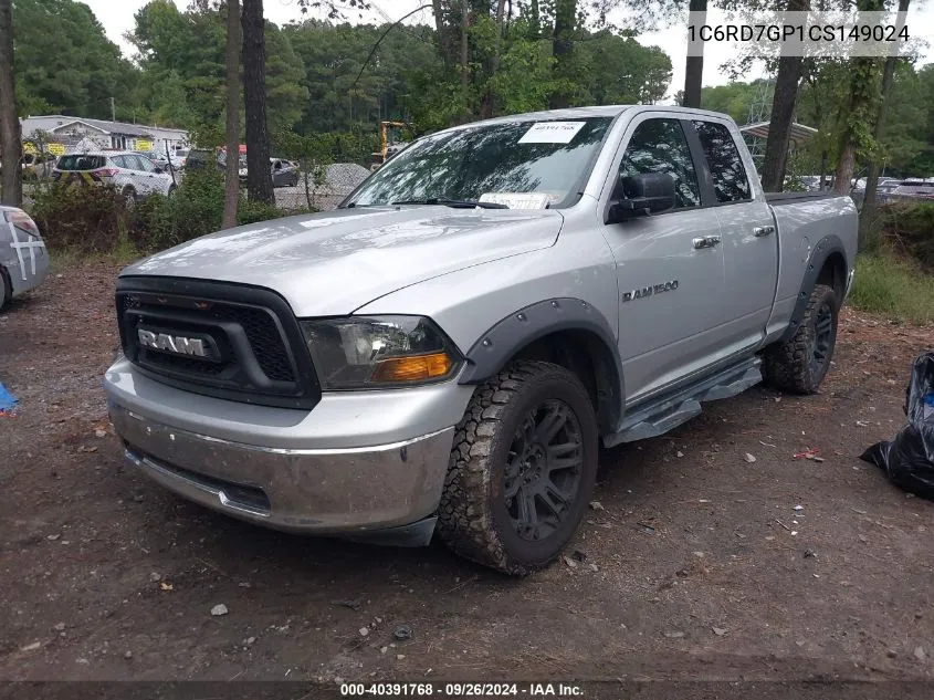 1C6RD7GP1CS149024 2012 Ram 1500 Slt