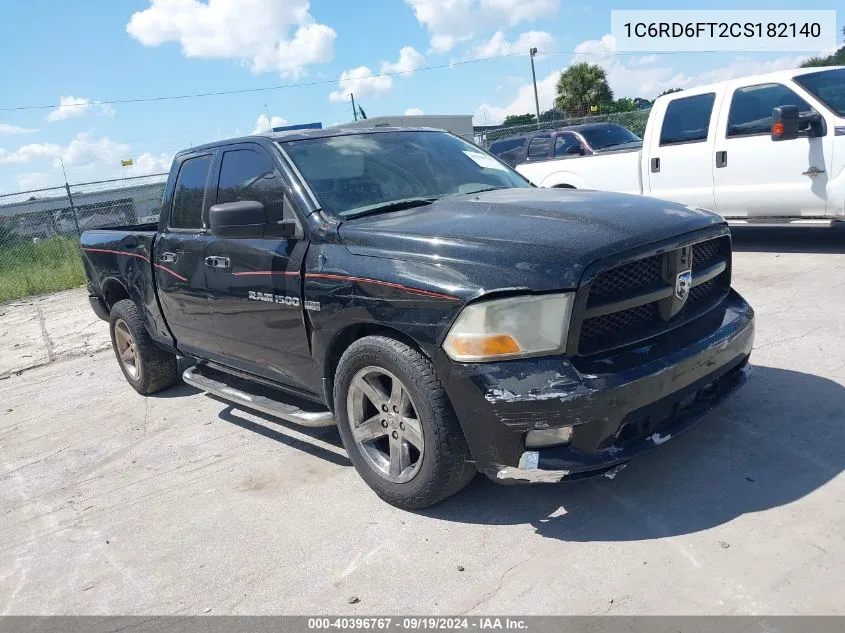 2012 Ram 1500 St VIN: 1C6RD6FT2CS182140 Lot: 40396767