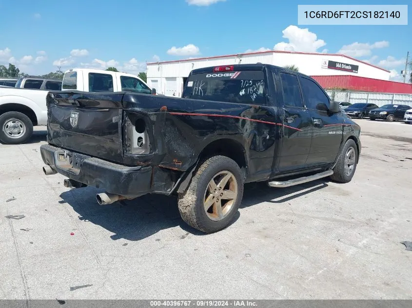 2012 Ram 1500 St VIN: 1C6RD6FT2CS182140 Lot: 40396767