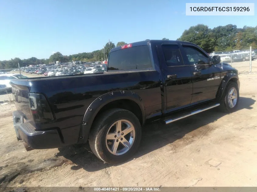 2012 Ram 1500 St VIN: 1C6RD6FT6CS159296 Lot: 40401421