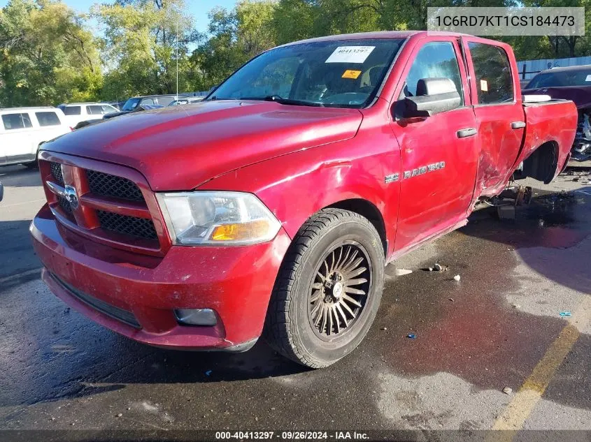 2012 Ram 1500 St VIN: 1C6RD7KT1CS184473 Lot: 40413297