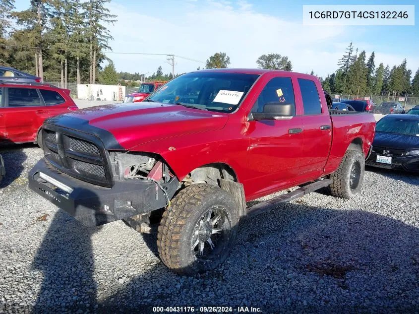 2012 Ram 1500 Slt VIN: 1C6RD7GT4CS132246 Lot: 40431176