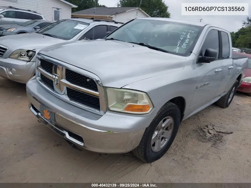 1C6RD6GP7CS135560 2012 Ram 1500 Slt