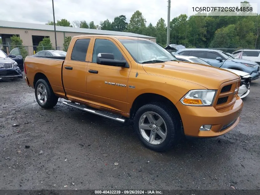 2012 Ram 1500 St VIN: 1C6RD7FT2CS264858 Lot: 40432239