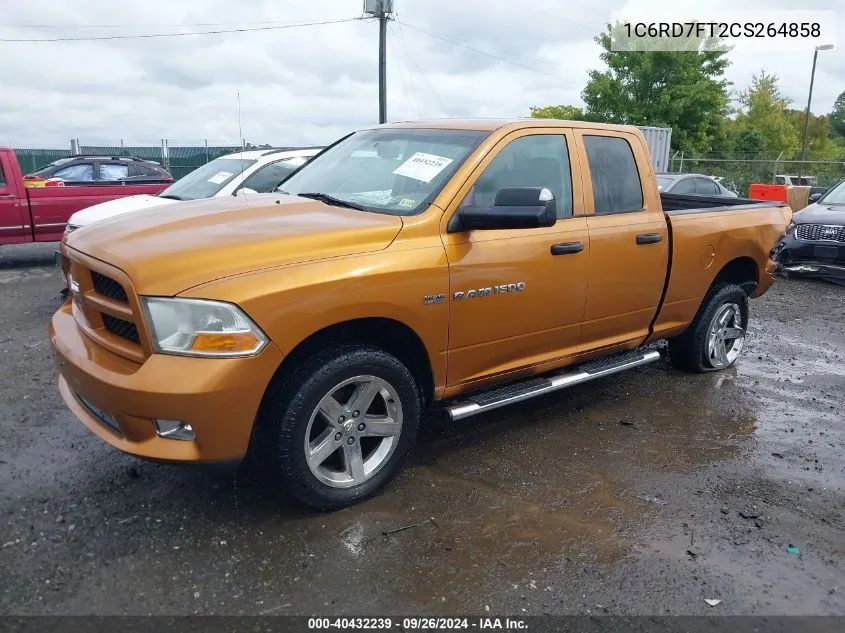 2012 Ram 1500 St VIN: 1C6RD7FT2CS264858 Lot: 40432239