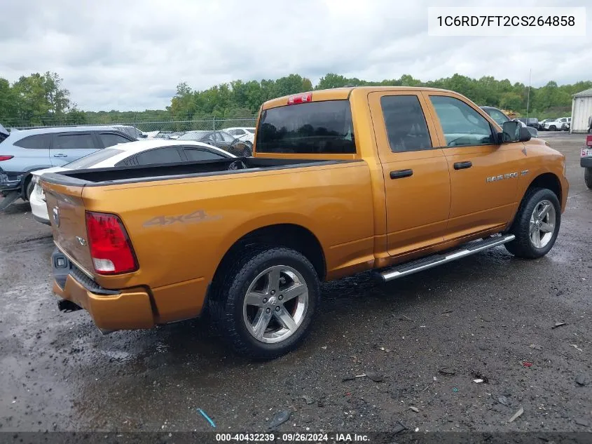 2012 Ram 1500 St VIN: 1C6RD7FT2CS264858 Lot: 40432239