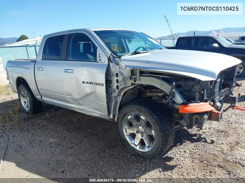 2012 Ram 1500 Laramie VIN: 1C6RD7NT0CS110425 Lot: 40436375