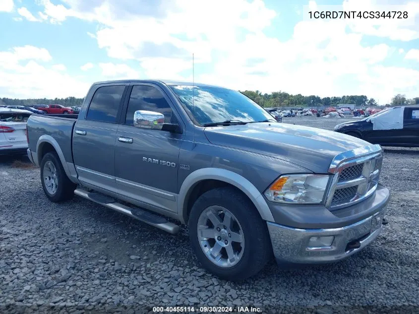 1C6RD7NT4CS344728 2012 Ram 1500 Laramie