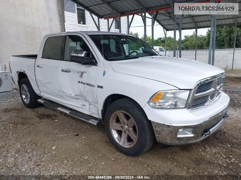 2012 Ram 1500 Slt VIN: 1C6RD7LT3CS266929 Lot: 40465296