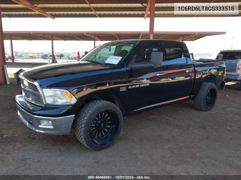 1C6RD6LT8CS333518 2012 Ram 1500 Slt