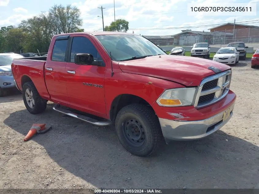 1C6RD7GP3CS245611 2012 Ram 1500 Slt