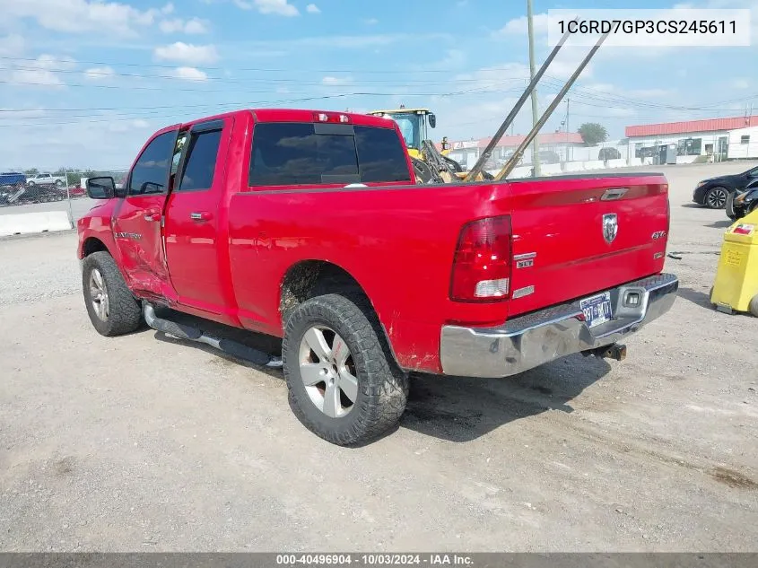 1C6RD7GP3CS245611 2012 Ram 1500 Slt