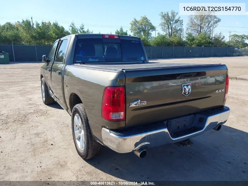 2012 Ram 1500 Slt VIN: 1C6RD7LT2CS154770 Lot: 40513621