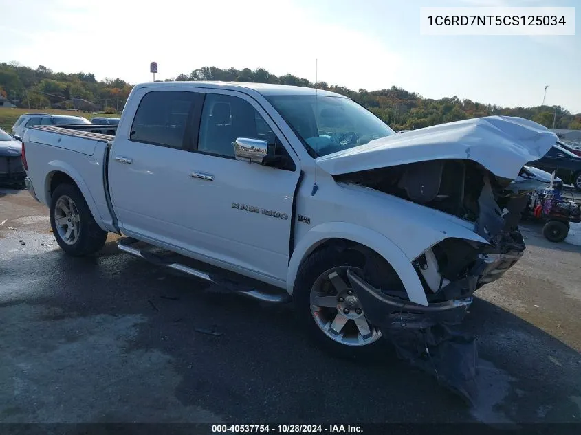 2012 Ram 1500 Laramie VIN: 1C6RD7NT5CS125034 Lot: 40537754