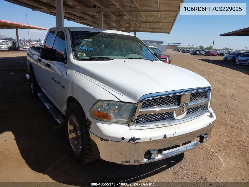 2012 Ram 1500 St VIN: 1C6RD6FT7CS229095 Lot: 40555373