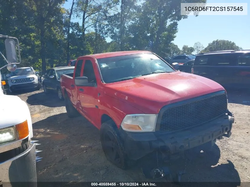 2012 Ram 1500 St VIN: 1C6RD6FT2CS157545 Lot: 40559455