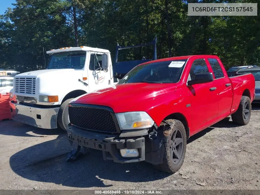 2012 Ram 1500 St VIN: 1C6RD6FT2CS157545 Lot: 40559455