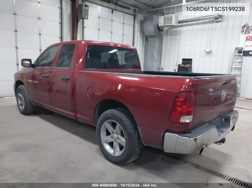 2012 Ram 1500 St VIN: 1C6RD6FT5CS199238 Lot: 40560600