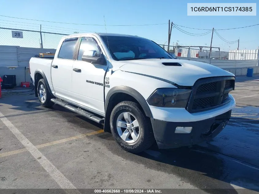 2012 Ram 1500 Laramie VIN: 1C6RD6NT1CS174385 Lot: 40562668