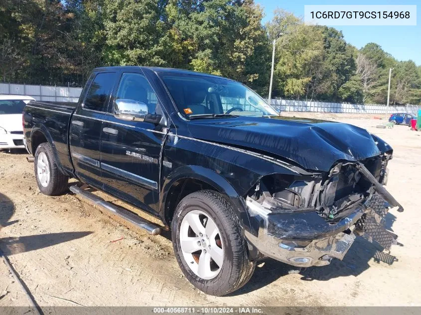 2012 Ram 1500 Slt VIN: 1C6RD7GT9CS154968 Lot: 40568711