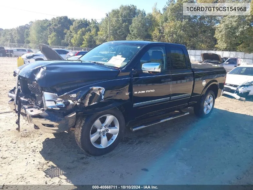 2012 Ram 1500 Slt VIN: 1C6RD7GT9CS154968 Lot: 40568711