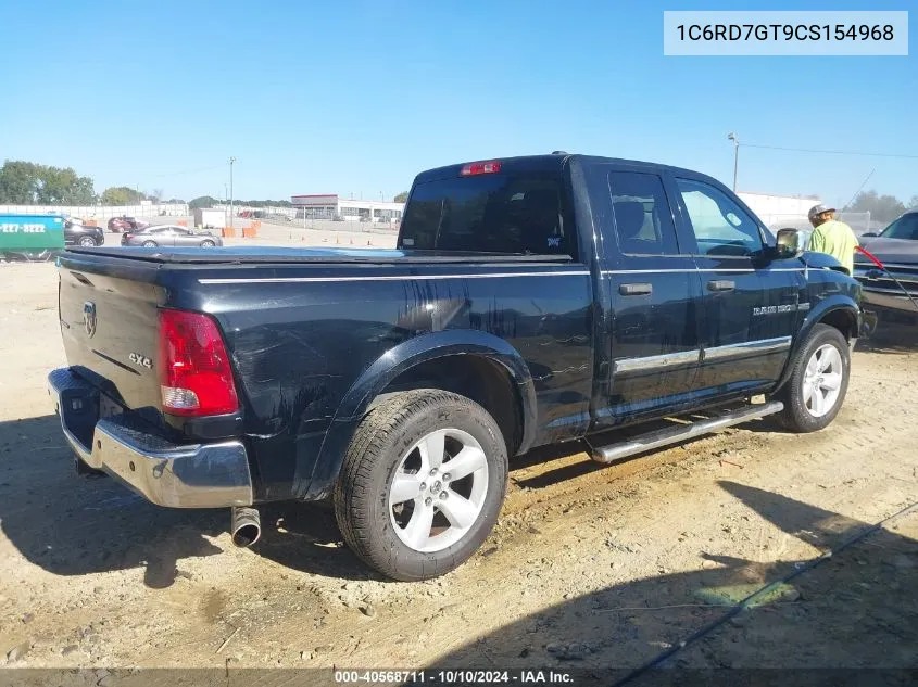 2012 Ram 1500 Slt VIN: 1C6RD7GT9CS154968 Lot: 40568711