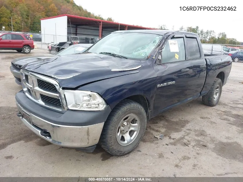 2012 Ram 1500 St VIN: 1C6RD7FP0CS232462 Lot: 40570057