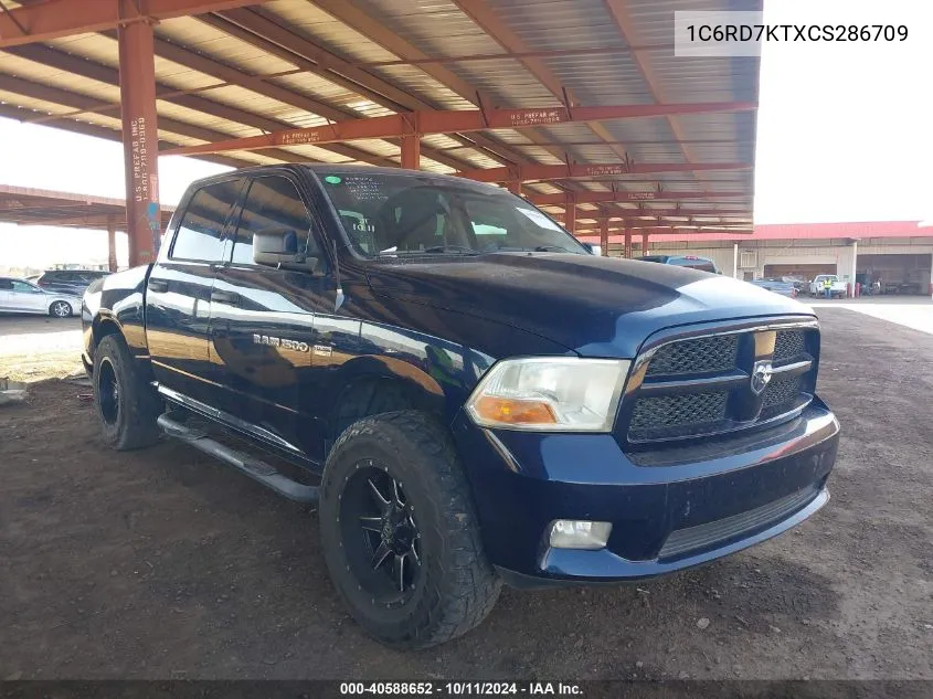 2012 Ram 1500 St VIN: 1C6RD7KTXCS286709 Lot: 40588652