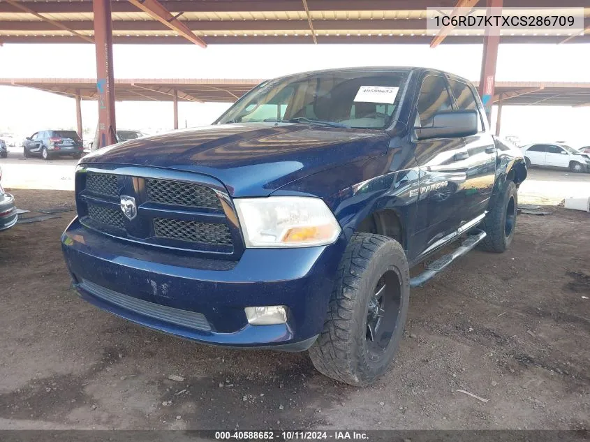 2012 Ram 1500 St VIN: 1C6RD7KTXCS286709 Lot: 40588652