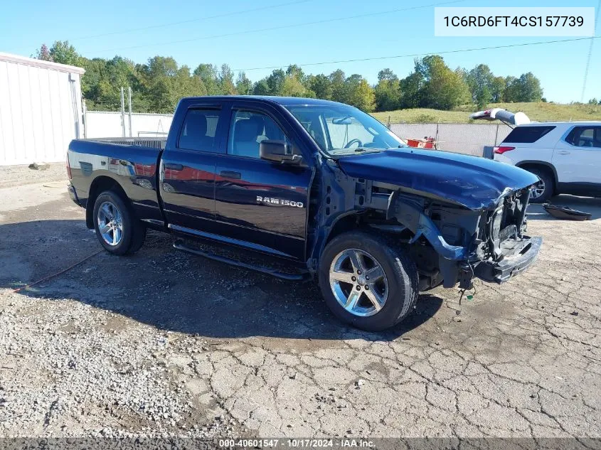 2012 Ram 1500 St VIN: 1C6RD6FT4CS157739 Lot: 40601547