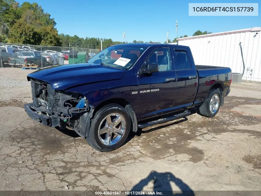 2012 Ram 1500 St VIN: 1C6RD6FT4CS157739 Lot: 40601547