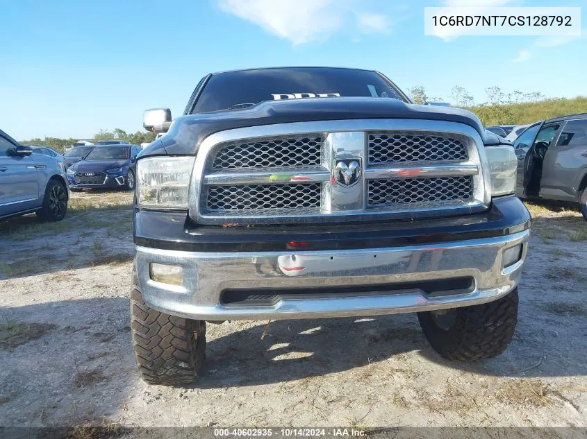 2012 Ram 1500 Laramie VIN: 1C6RD7NT7CS128792 Lot: 40602935