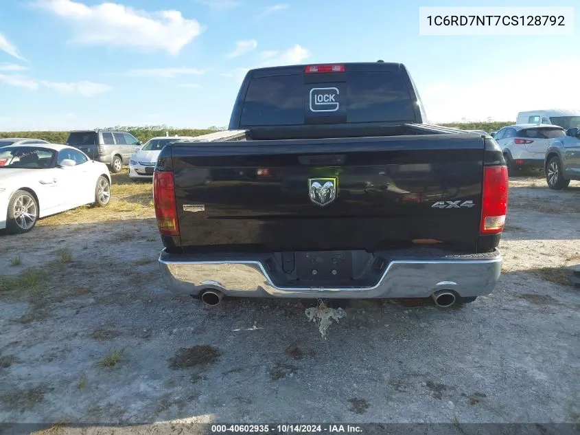 2012 Ram 1500 Laramie VIN: 1C6RD7NT7CS128792 Lot: 40602935