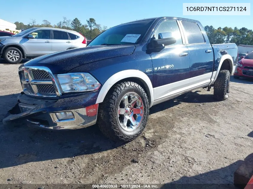 2012 Ram 1500 Laramie VIN: 1C6RD7NT1CS271124 Lot: 40603935